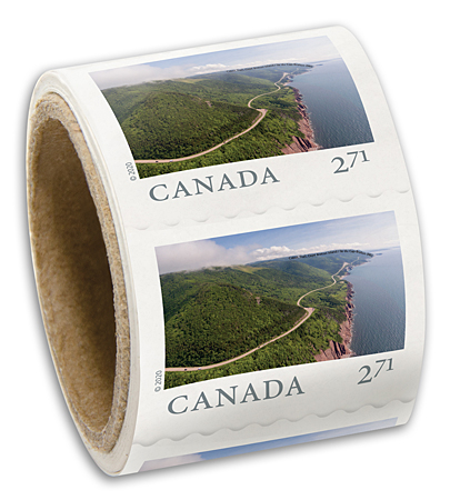 Coil of 50 stamps:International rate - From Far and Wide