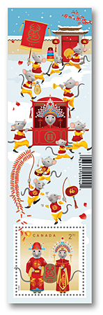 Souvenir sheet:international rate - Year of the Rat