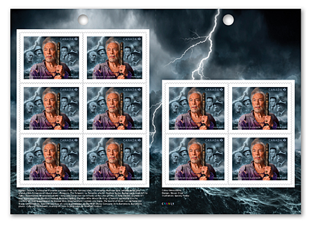 Booklet of 10 stamps - Christopher Plummer, 1929‑2021