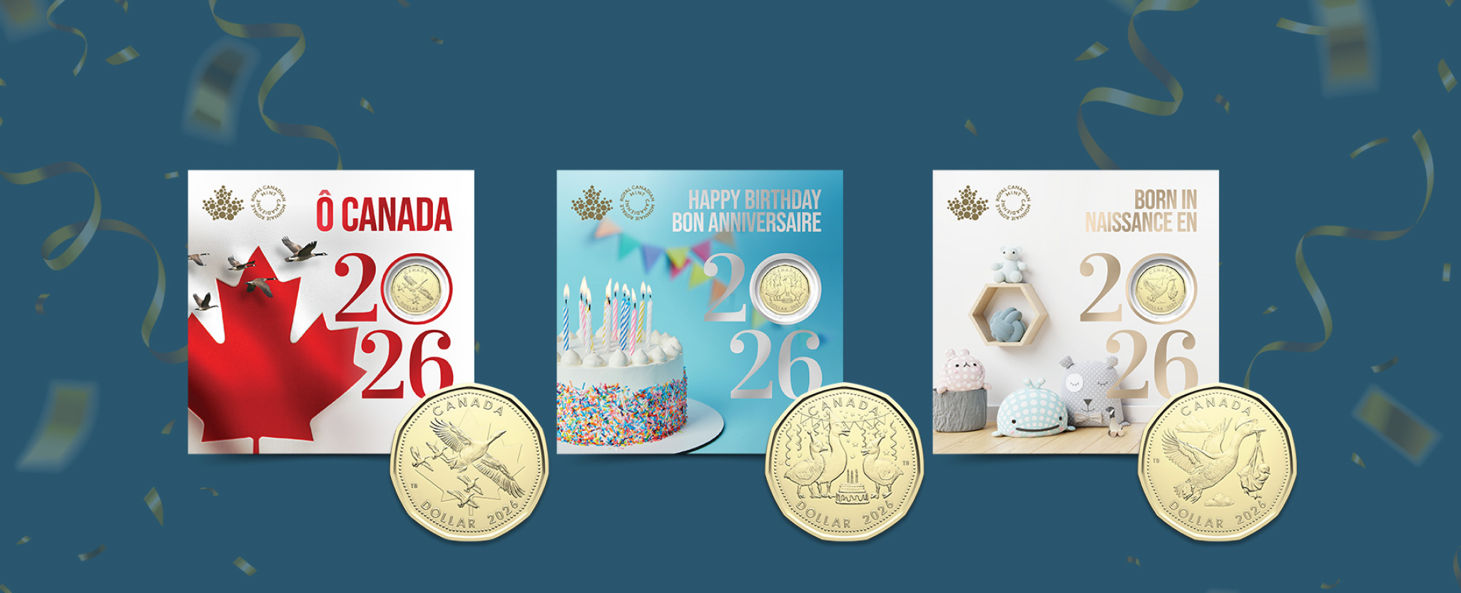 2026 coin sets from the Royal Canadian Mint.