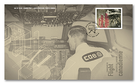 Flight Simulators Official First Day Cover