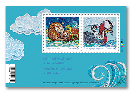 Souvenir sheet of 2&nbsp;stamps‡